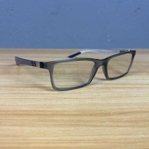 Ray-Ban RB8901 5244 55-17-145 GRAY CARBON FIBER EYEGLASSES Frame Only - Picture 1 of 7